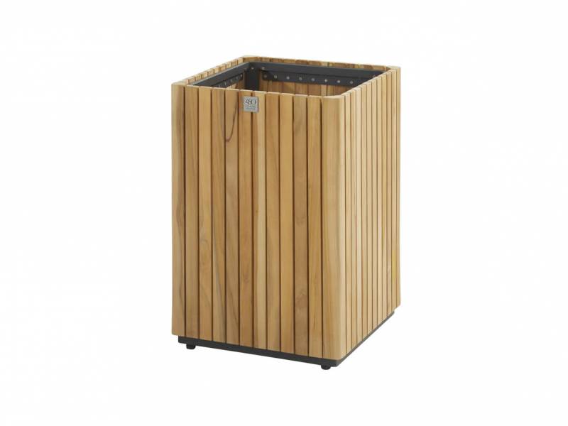 4 Seasons Outdoor Paco Pflanzgefäß, Teak, medium