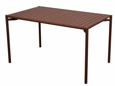 Cane-line Bliss Dining Tisch 133 x 81cm, Desert Red