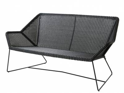 Cane-line Breeze 2 Sitzer Sofa, schwarz