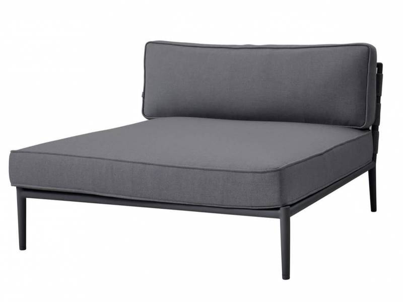 Cane-line Conic Daybed Modul inkl. Airtouch Kissensatz, Air Touch grau