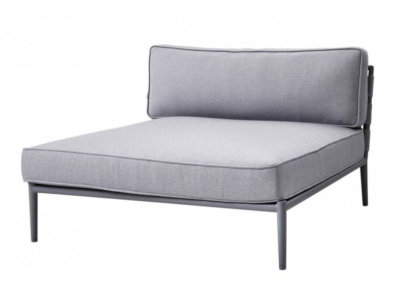 Cane-line Conic Daybed Modul inkl. Airtouch Kissensatz, Air Touch Light Grey