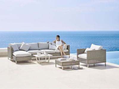 Cane-line CONNECT Lounge Eckmodul, taupe