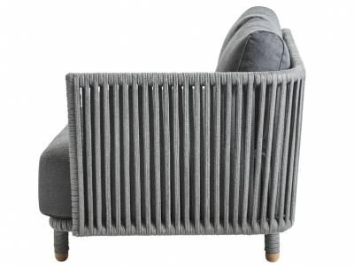 Cane-line Moments Lounge 2-Sitzer Modulsofa, links, inkl. Grey Kissensatz, Cane-line Air Touch