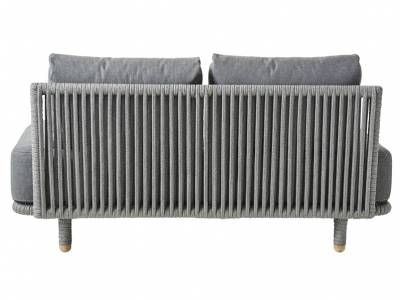 Cane-line Moments Lounge 2-Sitzer Sofa Modul, inkl. Kissensatz Air Touch