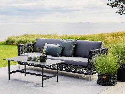 Cane-line Twist Couchtisch, lava grey