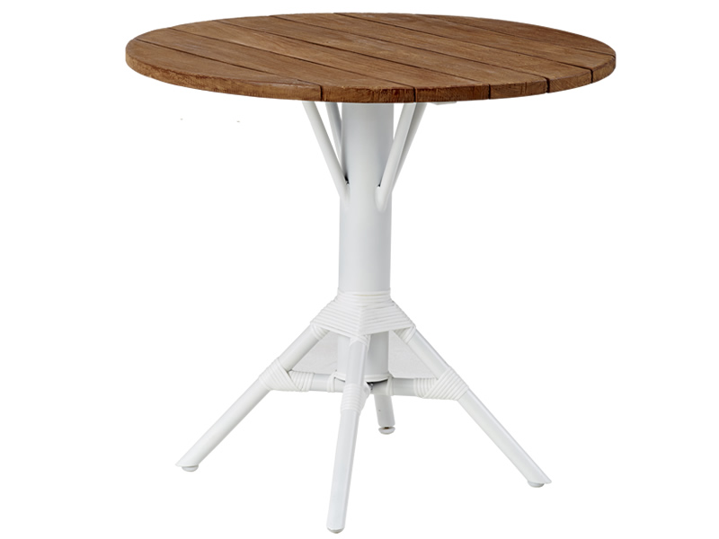 Sika Design AFFÄIRE Nicole Gartentisch, Teak-Tischplatte, Ø 80cm