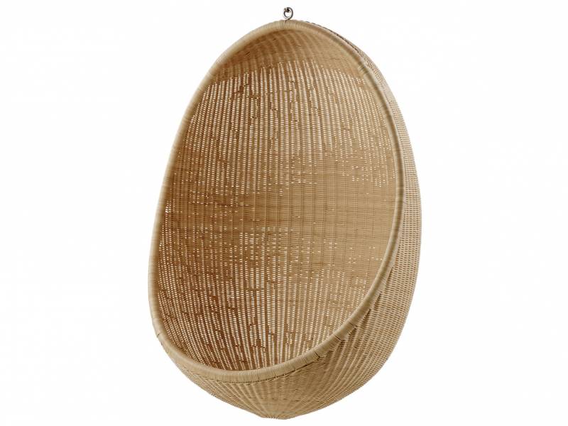 Sika Design Hanging Egg Sessel, Core Weave Rattan Natural