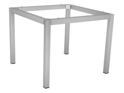 Stern Tischsystem: Edelstahl Tischgestell 80 x 80 cm + freiwählbare Tischplatte
